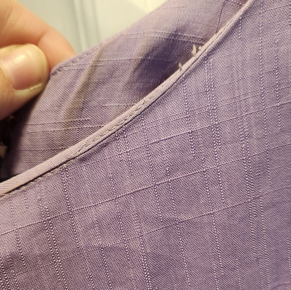 {Vintage} Lilac Pencil Skirt Dress - Picture 8 of 8